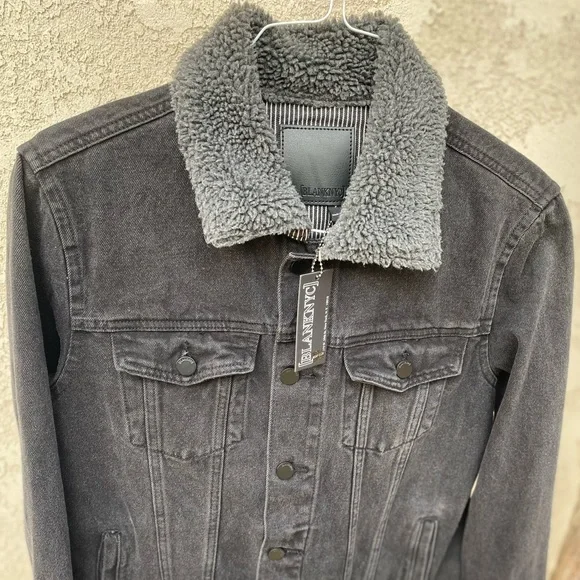 NW Blank NYC choral gray Denim Jacket Sz S - Picture 3 of 12